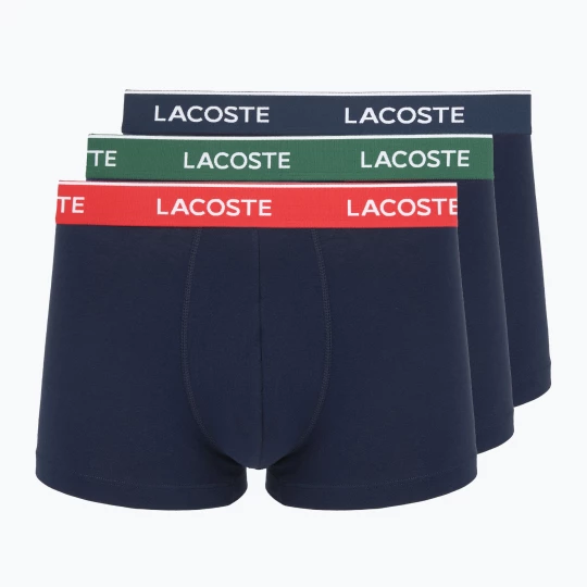 Obrázek produktu Pánské boxerky Lacoste 5H12997 3 páry navy blue / green / red / navy blue Námořnická modř