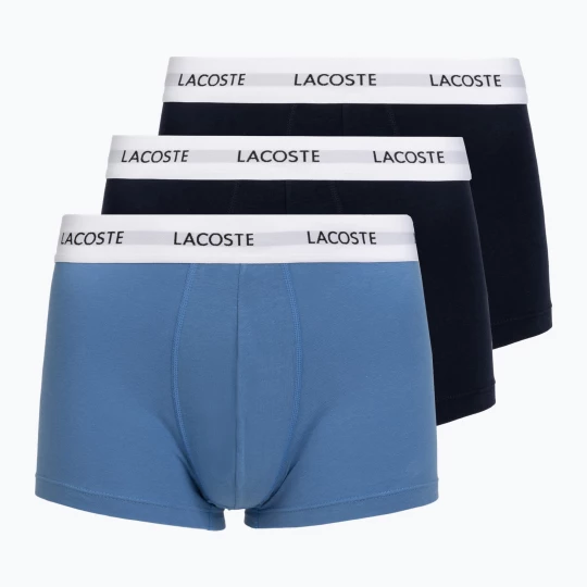 Obrázek produktu Pánské boxerky Lacoste 5H5150 3 páry turquin blue / navy blue / navy blue