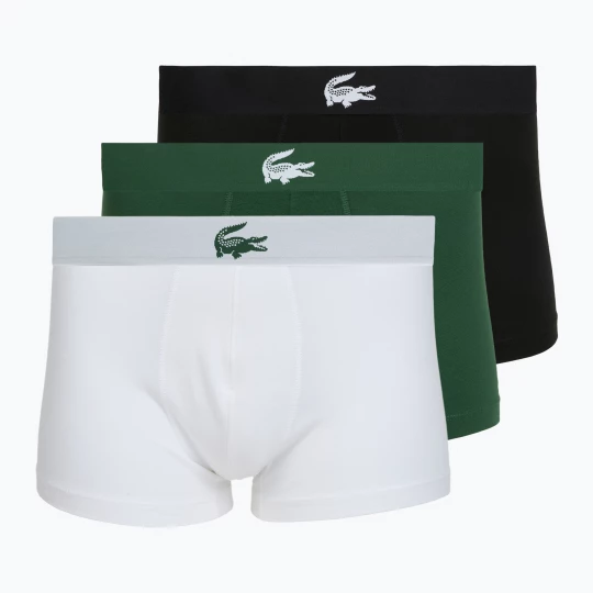 Obrázek produktu Pánské boxerky Lacoste 5H5441 3 pack white / green / black