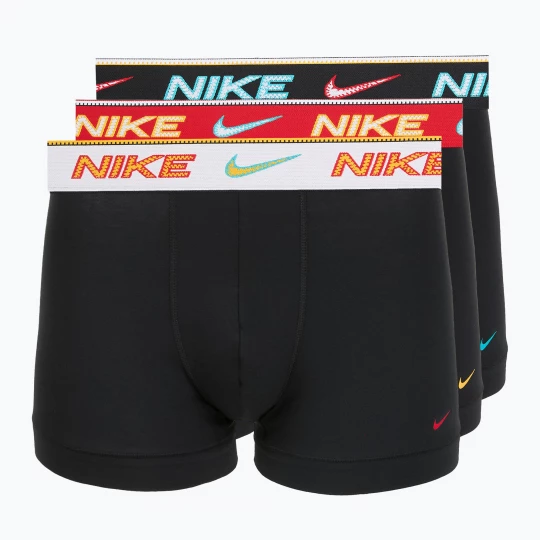Obrázek produktu Pánské boxerky Nike Cotton Stretch Trunk 3 pack steel Grey Červená