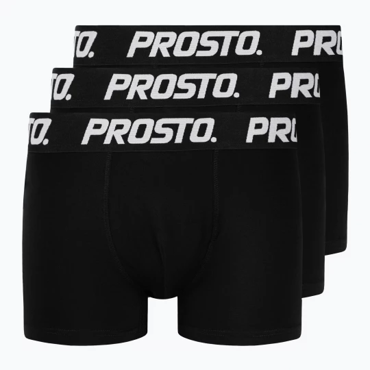 Obrázek produktu Pánské boxerky PROSTO 3 ks černé