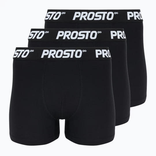 Obrázek produktu Pánské boxerky PROSTO KL252MACC 3 pary black