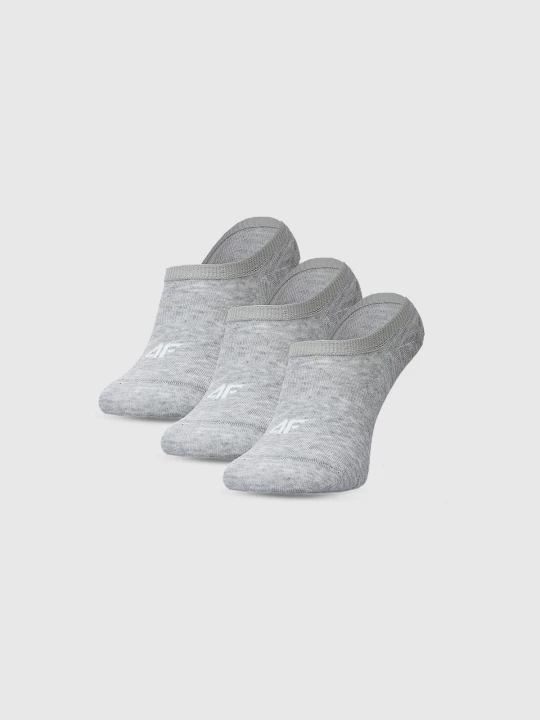 Obrázek produktu Pánské casual kotníkové ponožky (3-pack) - šedé 4F šedý