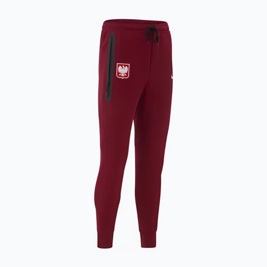 Obrázek produktu Pánské fotbalové kalhoty Nike Tech Fleece Poland Jogger team red vínová