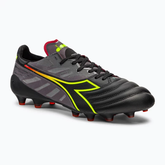 Obrázek produktu Pánské fotbalové kopačky Diadora Brasil Elite Veloce ITA LPX černo-bordó DD-101.178785-D0136-43