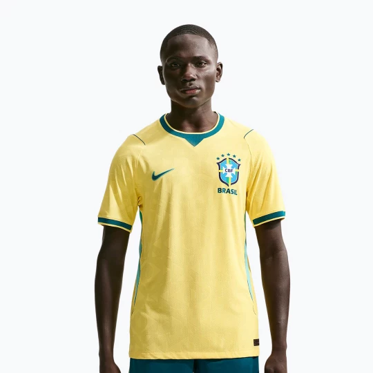 Obrázek produktu Pánské fotbalové tričko Nike Brazil 2026 / 27 Match Home canary / light mint / geode teal Žlutá