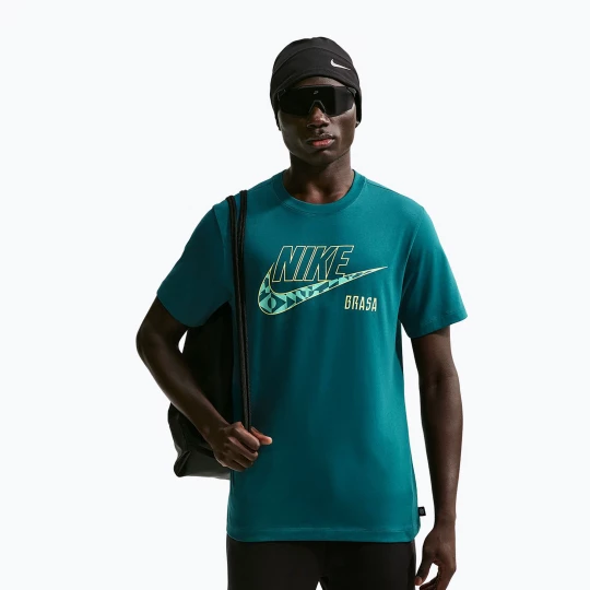 Obrázek produktu Pánské fotbalové tričko Nike Brazil Soccer geode teal Modrá
