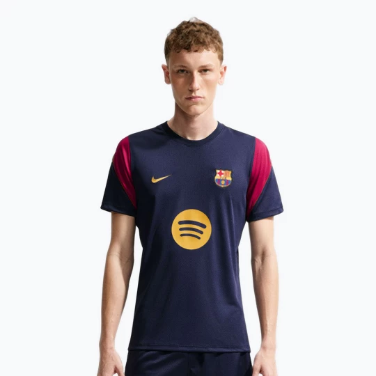 Obrázek produktu Pánské fotbalové tričko Nike FC Barcelona Strike Soccer Dri-Fit blackened blue / noble red / mineral yellow