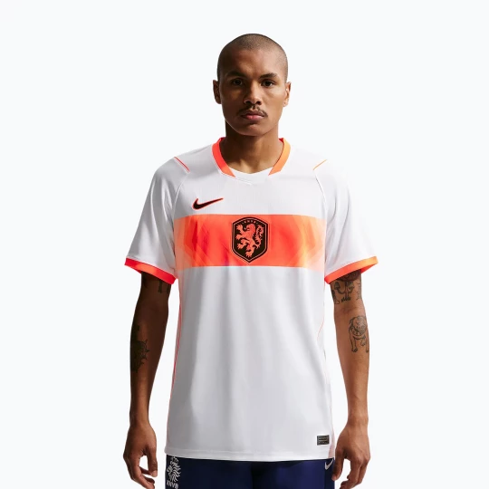 Obrázek produktu Pánské fotbalové tričko Nike Netherlands 2026 Stadium Away white / hyper crimson / black