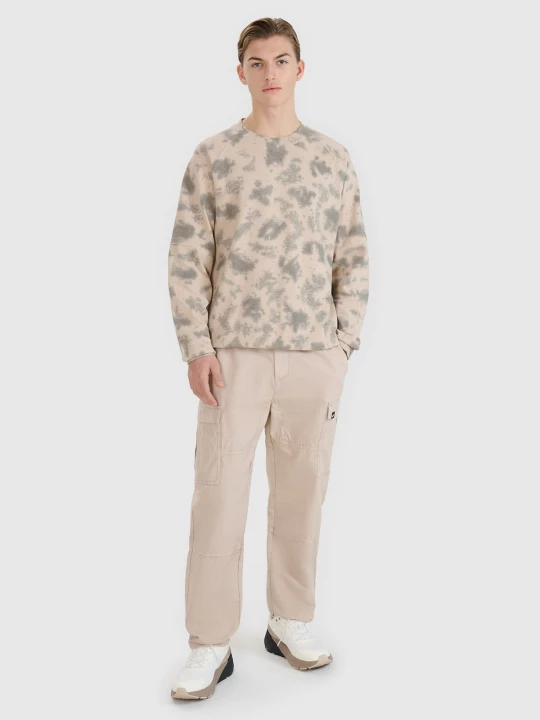 Obrázek produktu Pánské kalhoty casual cargo - béžové 4F