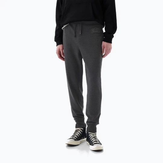 Obrázek produktu Pánské kalhoty GAP Heritage French Terry Loggo Jogger charcoal heather grey
