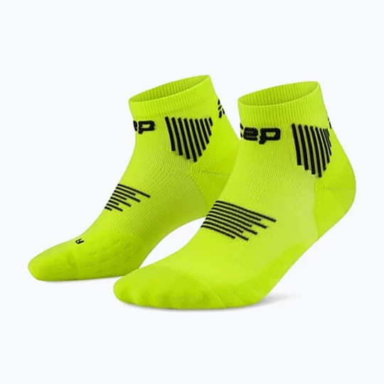 Obrázek produktu Pánské kompresní ponožky CEP Run Low Cut 5.0 lime / black Žlutá