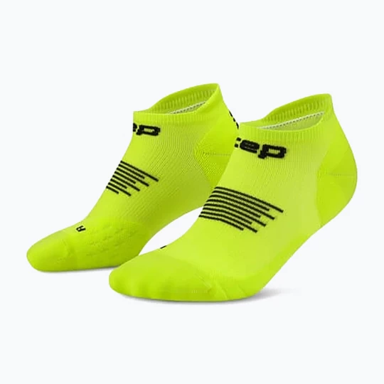 Obrázek produktu Pánské kompresní ponožky Cep Run No Show 5.0 lime / black Žlutá