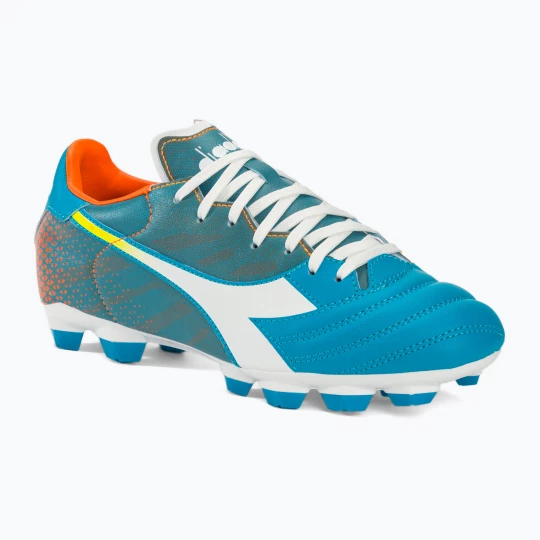 Obrázek produktu Pánské kopačky Diadora Brasil Elite Veloce GR LPU blue fluo / white / orange