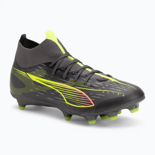 Obrázek produktu Pánské kopačky PUMA Ultra 5 Match+ FG / AG matte aged silver / yellow alert / puma aged silver