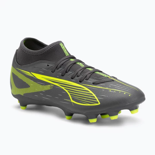 Obrázek produktu Pánské kopačky PUMA Ultra 5 Play+ FG / AG matte aged silver / yellow alert / puma aged silver