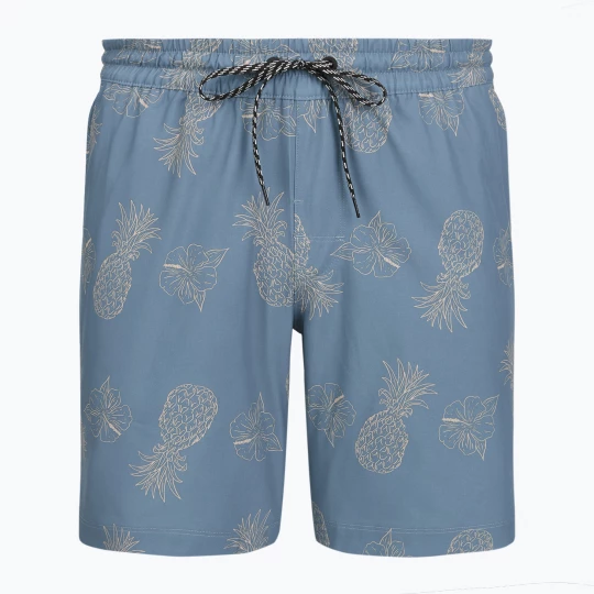 Obrázek produktu Pánské koupací šortky Hurley Pineapple Volley Swim Short Blue / Brown