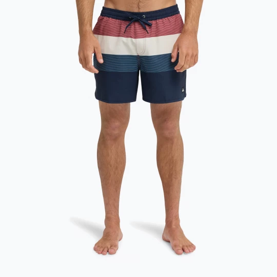 Obrázek produktu Pánské koupací šortky Quiksilver Stretch Scallop Volley 16" dark navy tijuana Námořnická modř