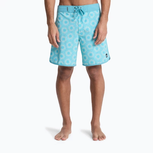 Obrázek produktu Pánské koupací šortky Quiksilver Surfsilk Scallop 18" aqua ocean mayhem Modrá