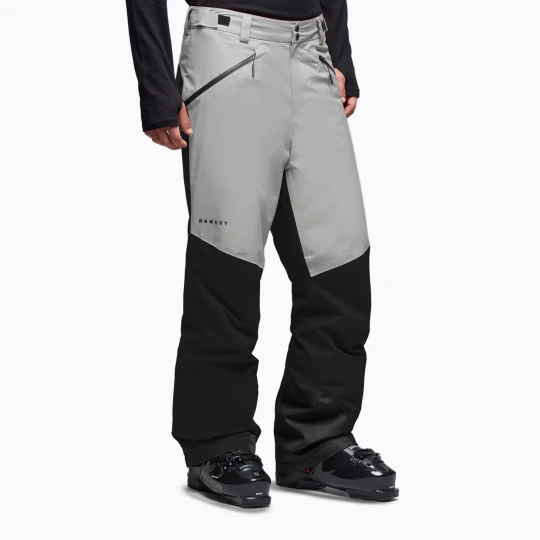 Obrázek produktu Pánské lyžařské kalhoty Oakley Canopy Pro Insulated Pitch Black / Cement šedá
