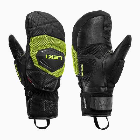 Obrázek produktu Pánské lyžařské rukavice LEKI WCR Coach 3D Mitt black / ice lemon