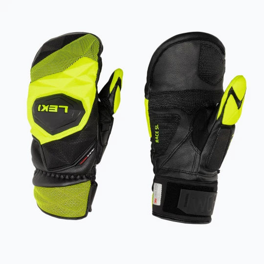 Obrázek produktu Pánské lyžařské rukavice LEKI WCR Venom SL 3D Mitt black ice / lemon