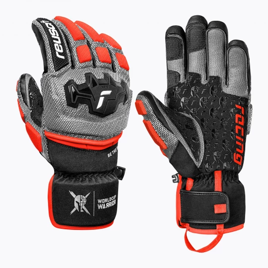 Obrázek produktu Pánské lyžařské rukavice Reusch Worldcup Warrior GS black / silver / fluo red
