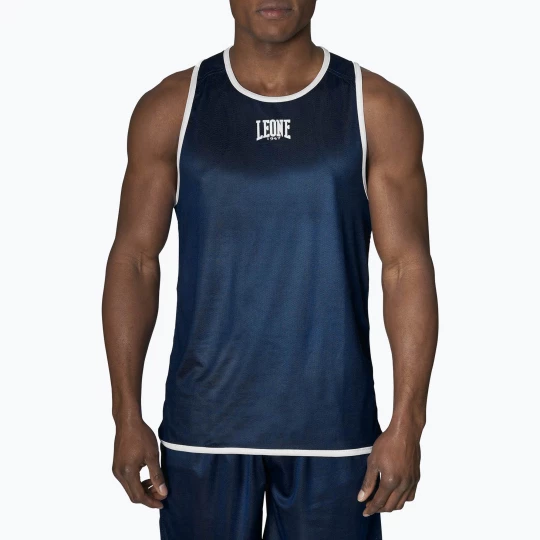 Obrázek produktu Pánské oboustranné tílko Leone Double Face Boxing Singlet modrá / červená AB214 LEONE 1947