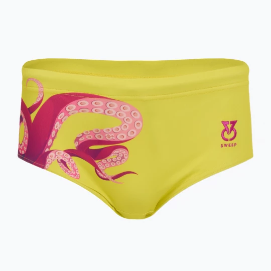 Obrázek produktu Pánské plavecké boxerky SWEEP Aqua Kraken pink / yellow