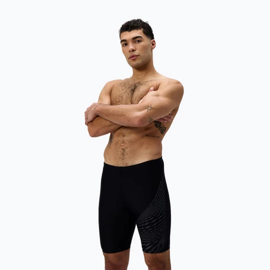 Obrázek produktu Pánské plavecké jammery Speedo Medley Logo Jammer black / lead grey