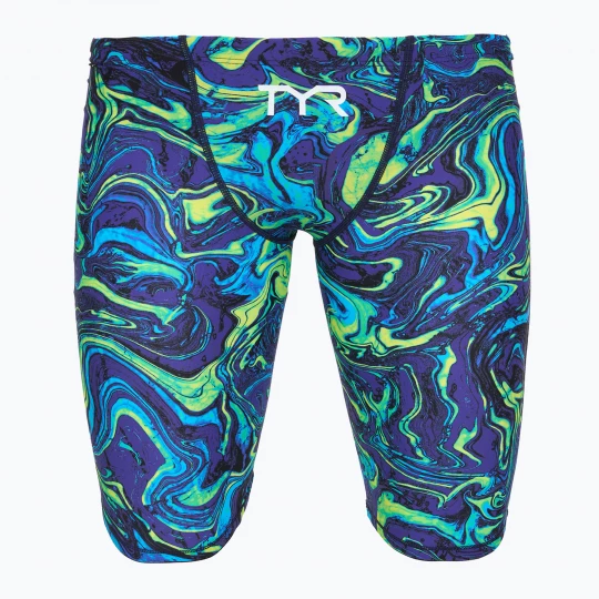 Obrázek produktu Pánské plavecké jammery TYR Thresher Jammer Hyperblitz blue / green