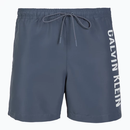 Obrázek produktu Pánské plavecké šortky Calvin Klein KM0KM01092 Intense Power Medium Drawstring grisaille Modrá