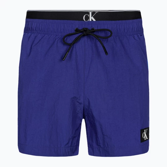 Obrázek produktu Pánské plavecké šortky Calvin Klein Medium Double WB midnight lagoon Námořnická modř