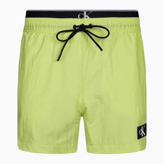 Obrázek produktu Pánské plavecké šortky Calvin Klein Medium Double WB sharp green
