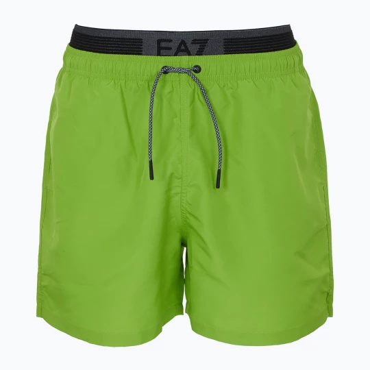 Obrázek produktu Pánské plavecké šortky EA7 Emporio Armani Logo Tape Boxer titanite Zelená