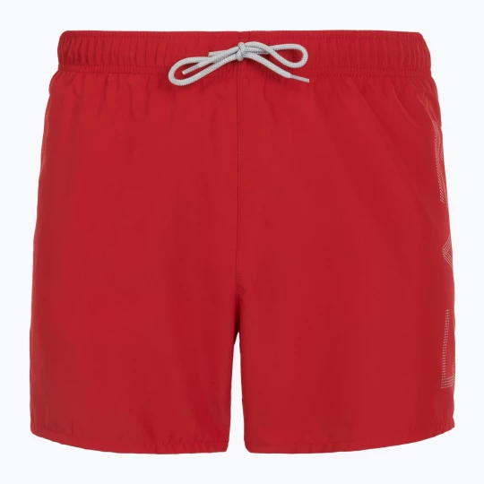 Obrázek produktu Pánské plavecké šortky EA7 Emporio Armani Swim Trunks With Oversized Logo equestrian red / silver