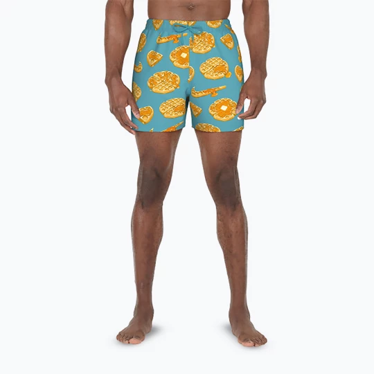 Obrázek produktu Pánské plavecké šortky Nike Multi Print 5" Volley dusty cactus Modrá