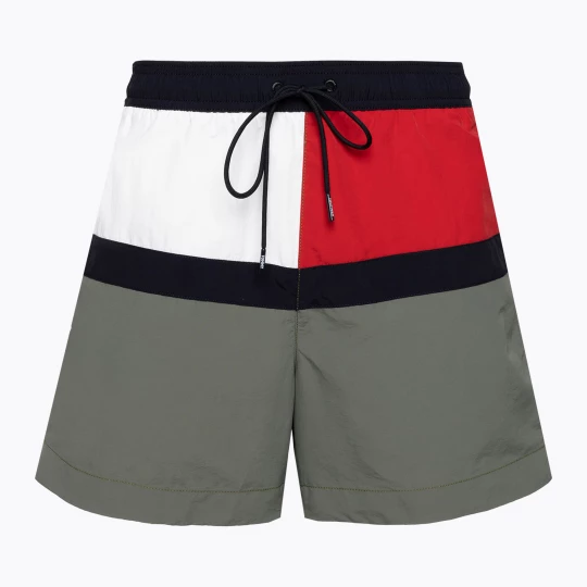 Obrázek produktu Pánské plavecké šortky Tommy Hilfiger Medium Drawstring stonewash green