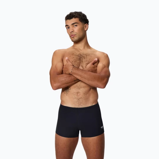 Obrázek produktu Pánské plavky boxerky Speedo Endurance+ Logo Aquashort anthracite Černá