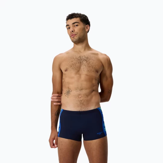 Obrázek produktu Pánské plavky boxerky Speedo Hyperboom Splice Aquashort peacoat / deep sapphire Námořnická modř
