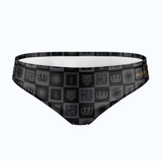 Obrázek produktu Pánské plavky HUUB Brief Yee black / orange šedá