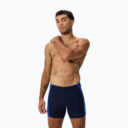 Obrázek produktu Pánské plavky Speedo Hyper Boom Splice Mid peacoat / deep sapphire Námořnická modř