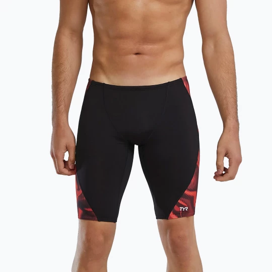 Obrázek produktu Pánské plavky TYR Durafast Elite Waveform Blade Splice red Černá