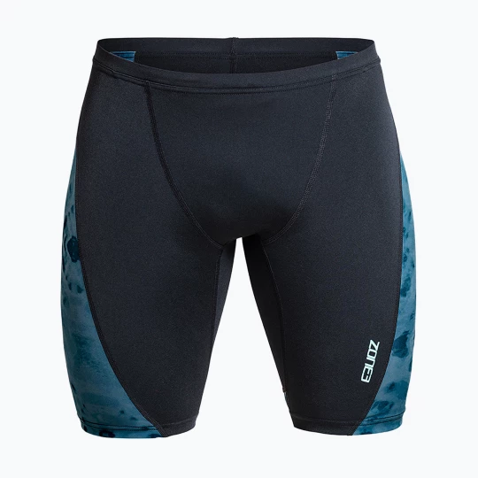 Obrázek produktu Pánské plavky ZONE3 Performance Speed teal tie dye Černá