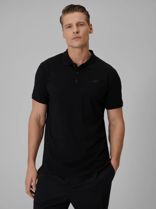 Obrázek produktu Pánské polo tričko regular - černá 4F