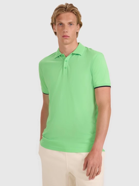 Obrázek produktu Pánské polo tričko regular - zelené 4F