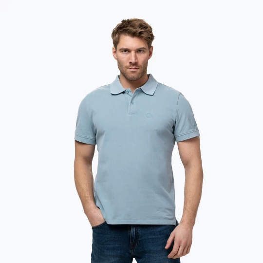 Obrázek produktu Pánské polotričko Pitbull Washed Polo Shirt washed blue