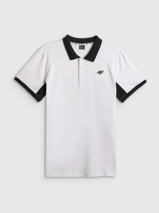 Obrázek produktu Pánské regular polo tričko - bílá 4F