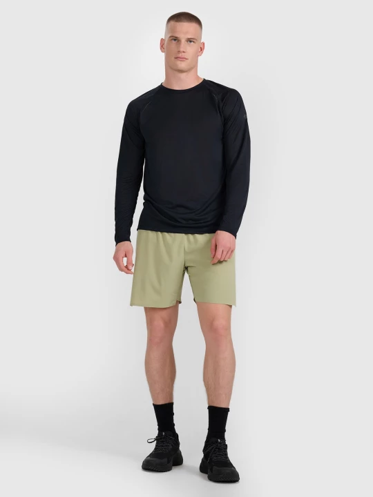 Obrázek produktu Pánské rychleschnoucí běžecké šortky - olivové/khaki 4F