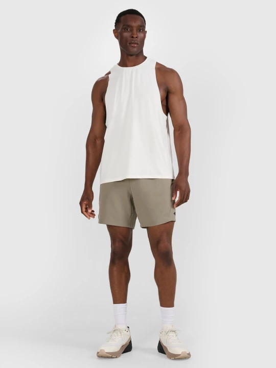 Obrázek produktu Pánské rychleschnoucí tréninkové šortky - khaki 4F